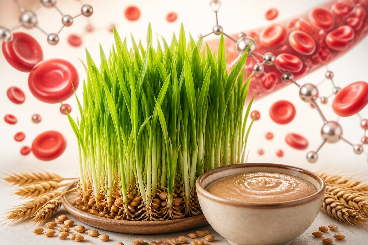 نقش آهن جوانه گندم در پیشگیری از کم‌خونی
